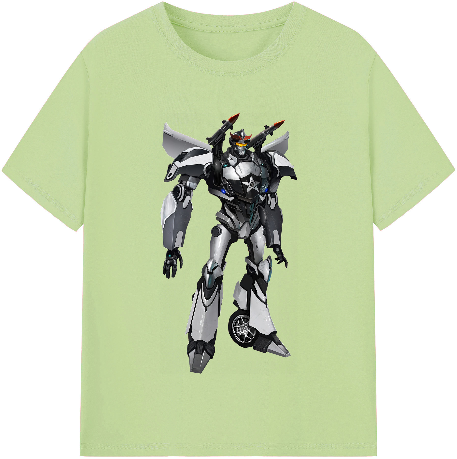 （画像用） Transformers トランスフォーマー 綿100％半袖Tシャツ（フロントプリント）